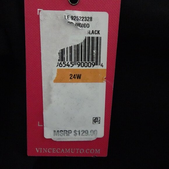 Vince Camuto Dress Pants Women's Plus Size 24W Black Career Work Wide Leg - Picture 7 of 8